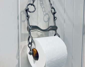 Horse bit toilet roll holder - Type A