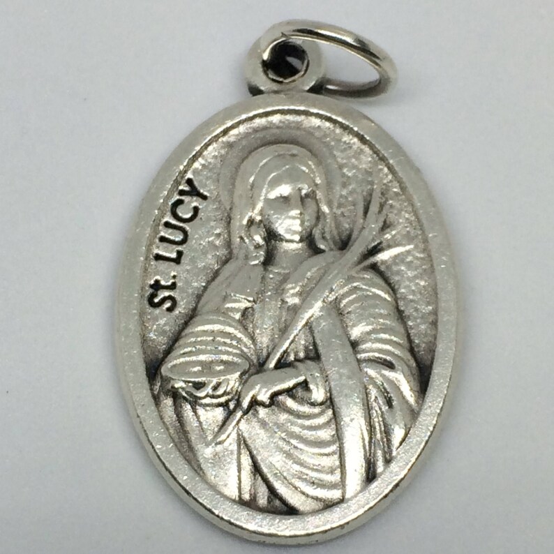 Saint Lucy Patron Saint of the Blind and Those With Eye Trouble Etsy