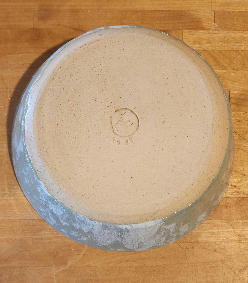 Handmade Pottery Bowl – Light Green Speckled Stoneware – Wheel Thrown ...