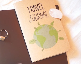 DIARIO DE VIAJE, diario de viaje, libreta de bolsillo, hecho a mano 2025