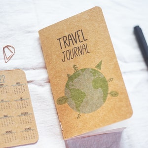 TRAVEL JOURNAL, notebook, travel DIARY, hand made, gift for her
