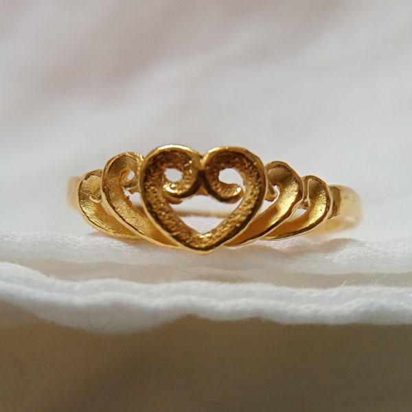 Pure Gold Ring - Etsy