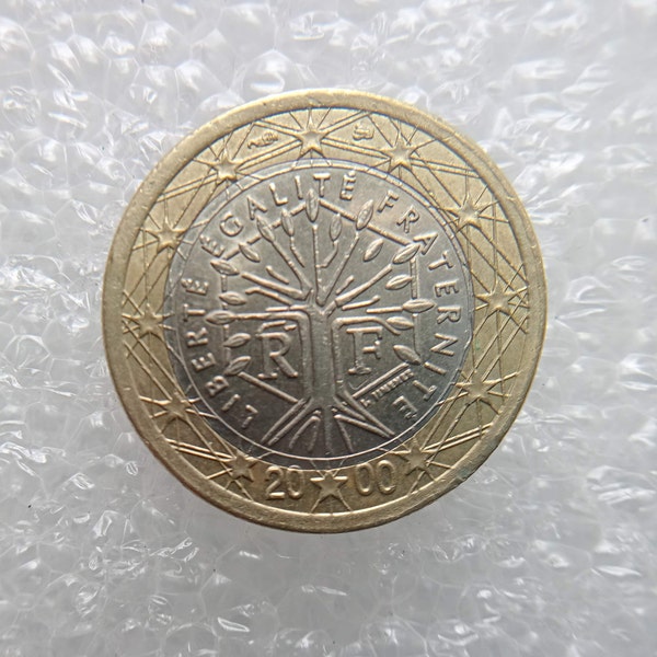 1 Euro coin France 2000 LIBERTÉ ÉGALITÉ FRATERNITÉ