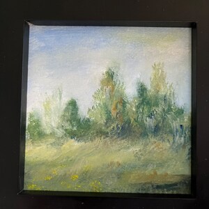 Miniature landscape, landscape painting, landscape art, small landscape, small landscape painting, landscape paintings, framed landscape art