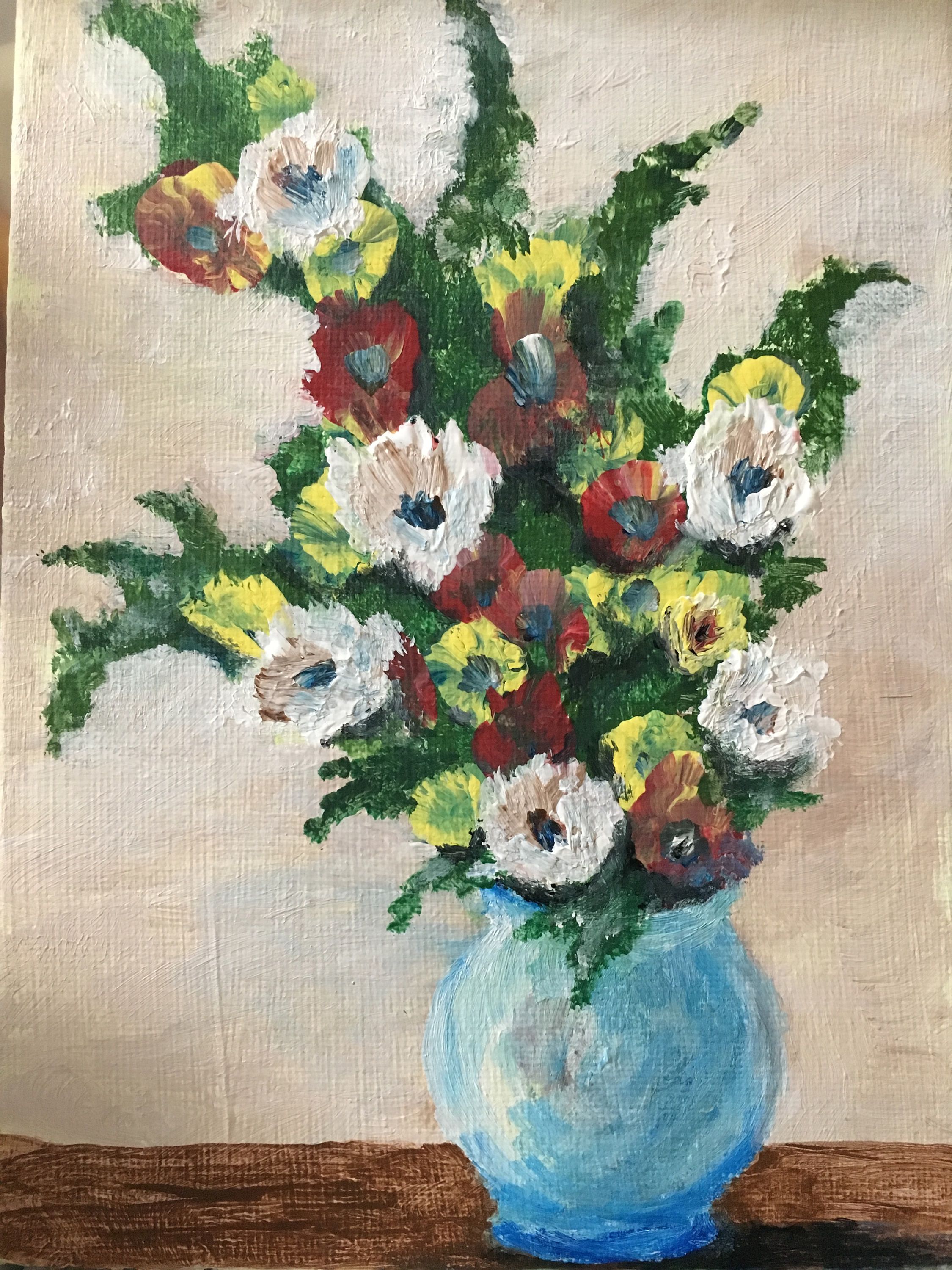Flower Painting Acrylic Painting Flower Art Flower Paintings Etsy