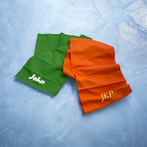 Cooling Towel for Sports, Personalized Microfiber Cooling Towel, Reusable Cooling Towel, Personalized Gift, Sports Towel, Snap Cooling Towel
