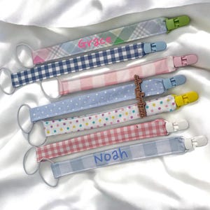 Pacifier Clip, Personalized Pacifier Clip, New Baby Gift, Baby Shower Gift, Paci Clip