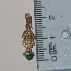 Colgante Mini-Tumi de Oro de 18 Kt.