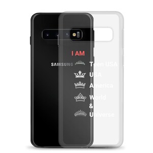 I am Miss Teen USA, America, USA, World Miss Universe, Black Girl Magic, Beauty pageant, African, Woman, Pride, Samsung Case