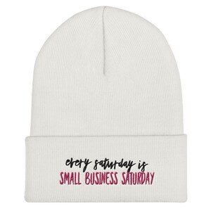 Alltag ist Kleine Geschäft Samstag Entrepreneur Side Hustle Gefesselt Beanie