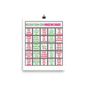 Comédia romântica, farra, bingo, romance engraçado, comédias românticas, férias, Natal, filmes, jogos, pôster