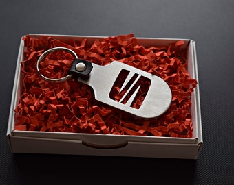 AUTOGIFTS Schl/üsselanh/änger mit Logo f/ür Seat Leon