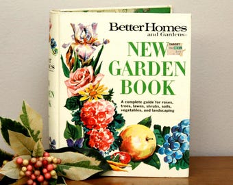 Vintage Better Homes and Gardens New Garden Book 1972