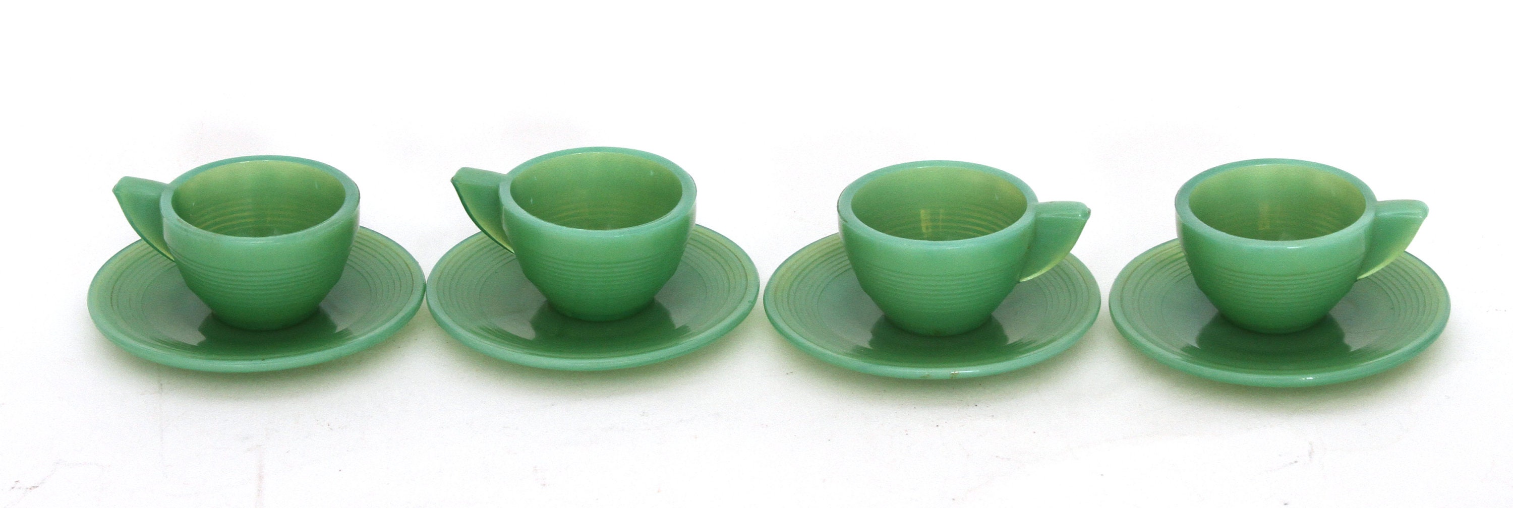 アクロ•アガットAkro Agate カップ＆ソーサー ミニチュア Akro Agate 21-Piece Stacked Disc Childs Tea Set - Multi