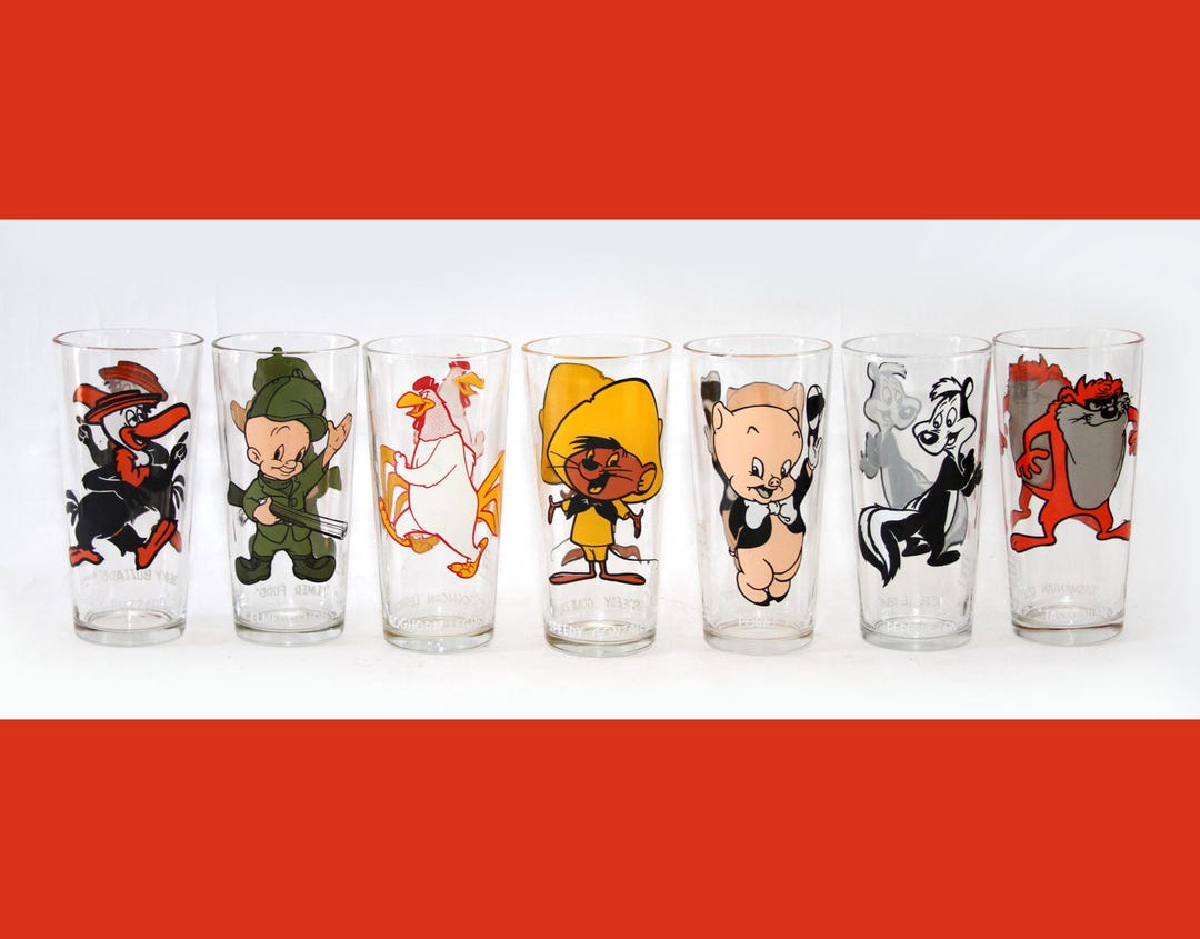Vintage Looney Tunes Pepsi Collector Series Cartoon Glasses "choice" - Etsy