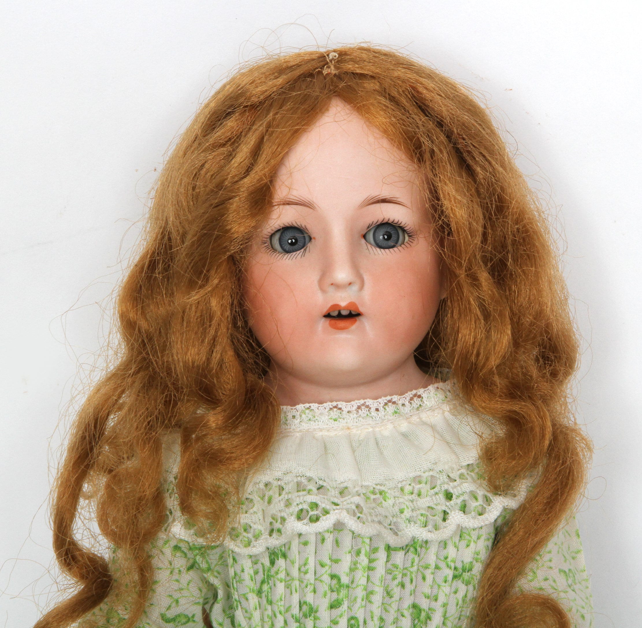 Antique German Porcelain Bisque Doll 17 Fully Jointed Etsy