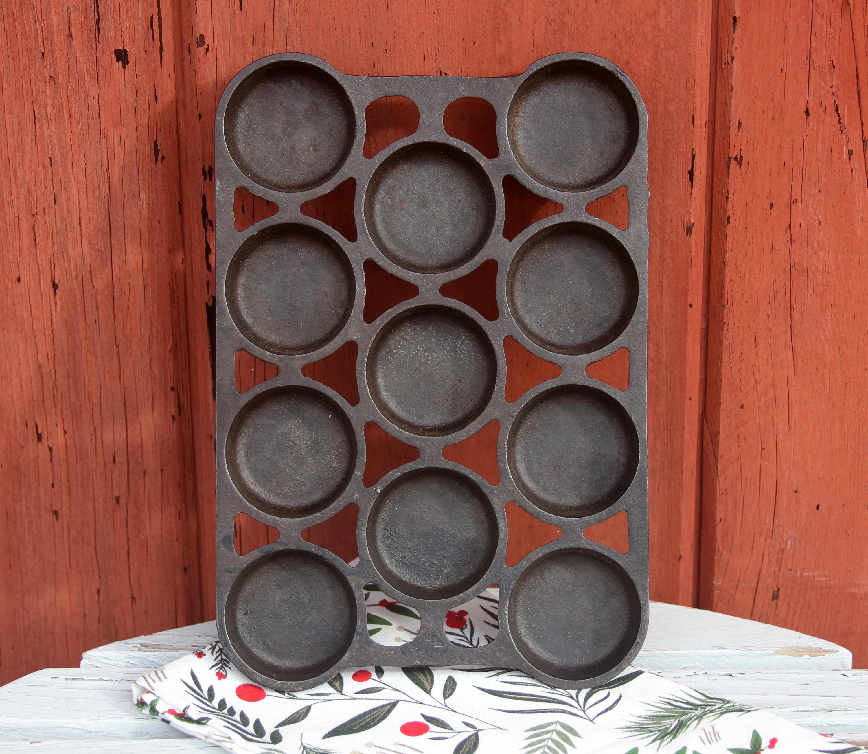 Cast Iron Gem Pan - Etsy Cast Iron Gem Pan - Etsy