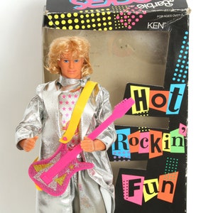 Barbie and the Rockers KEN Doll By Mattel In Original Box 1986