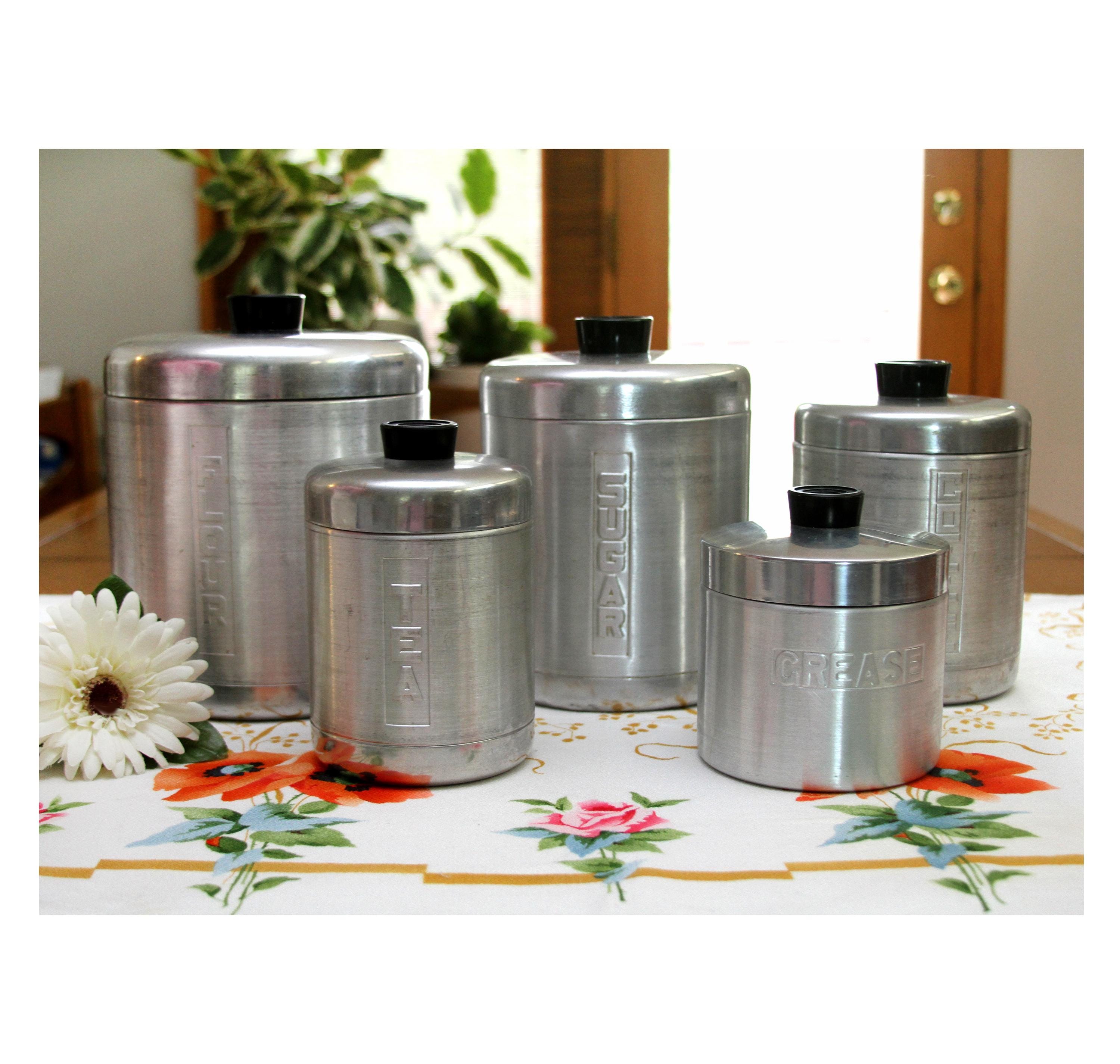 Vintage Aluminum Grease Containers - Etsy