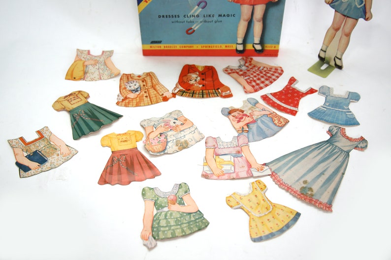 Vintage Magic Mary Paper Doll Set In Box By Milton Etsy