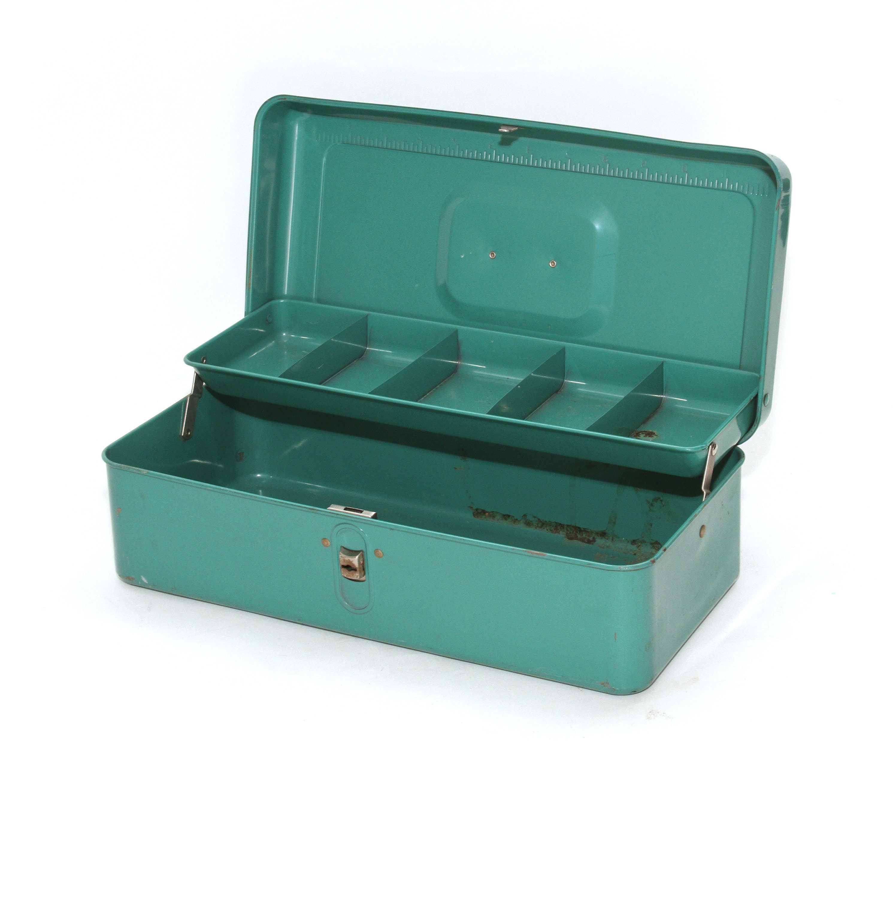 Kiaat tackle box. Full perspex - Soutie's tackle boxes