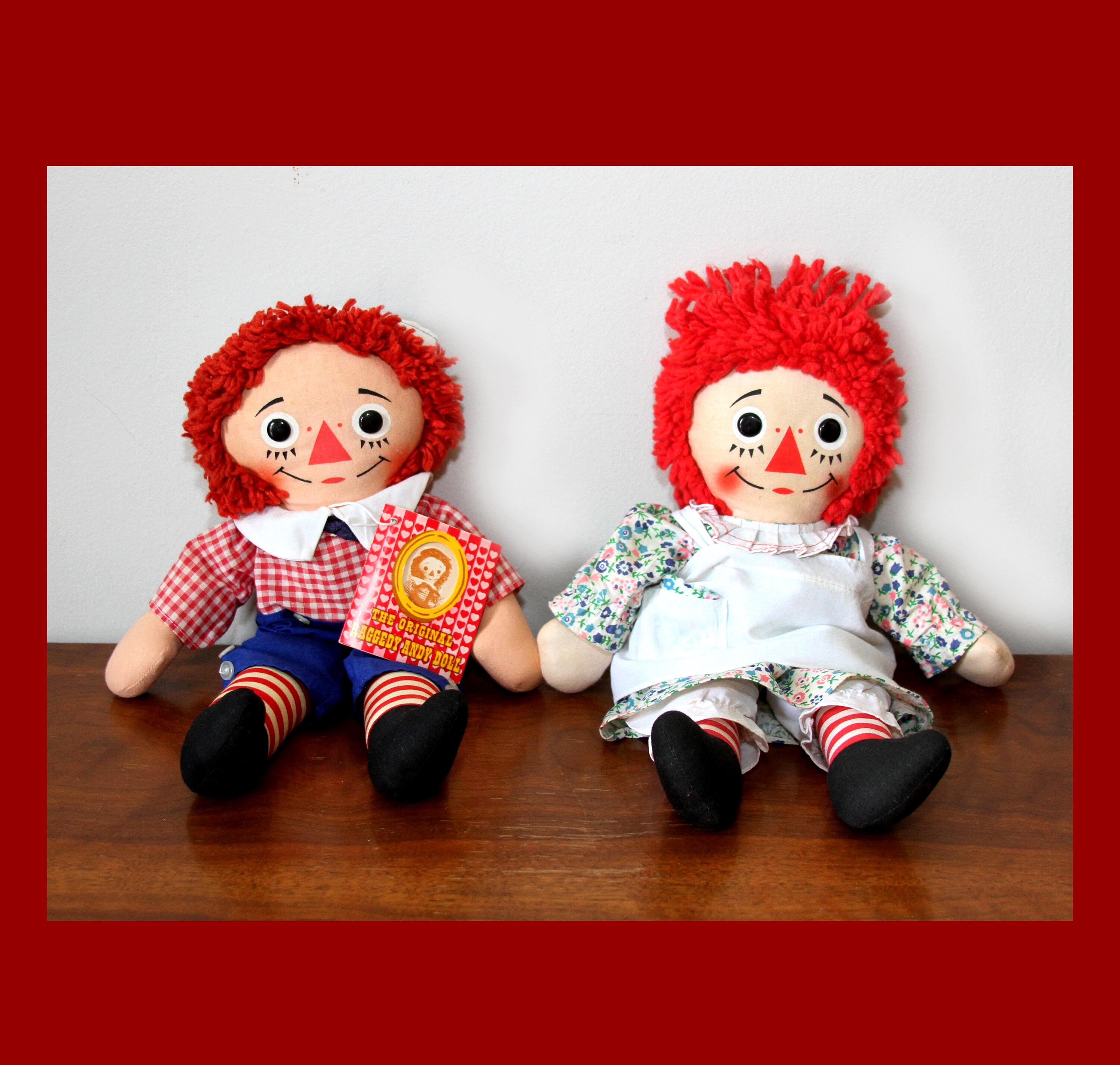 Knickerbocker Raggedy Ann and Andy - Etsy