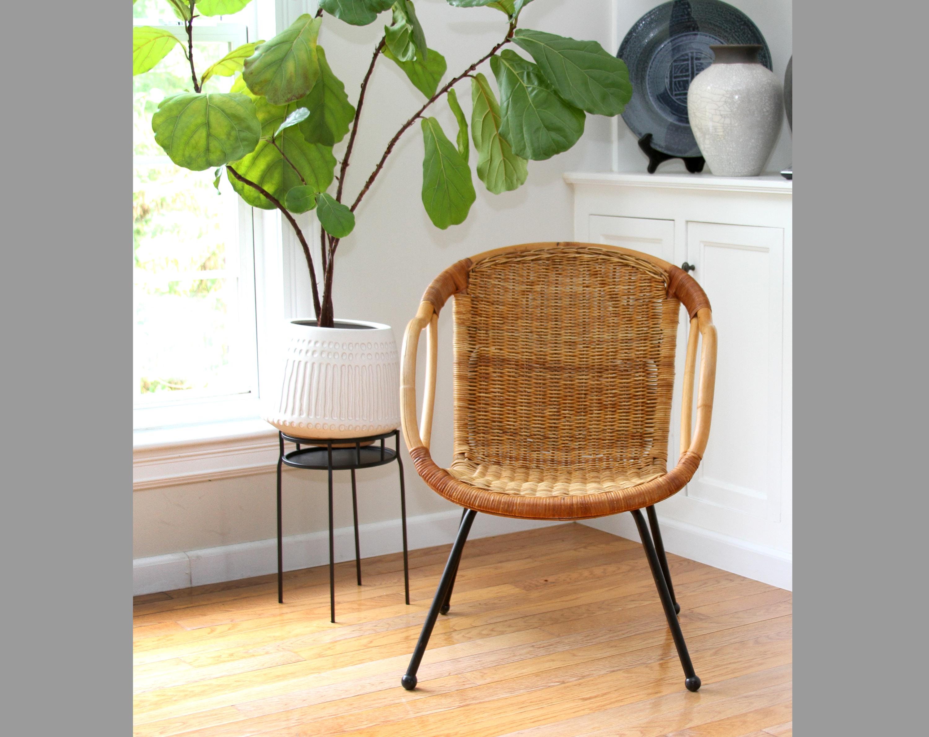 Mid Century Wicker Patio Rocker Mid Century Patio Table With