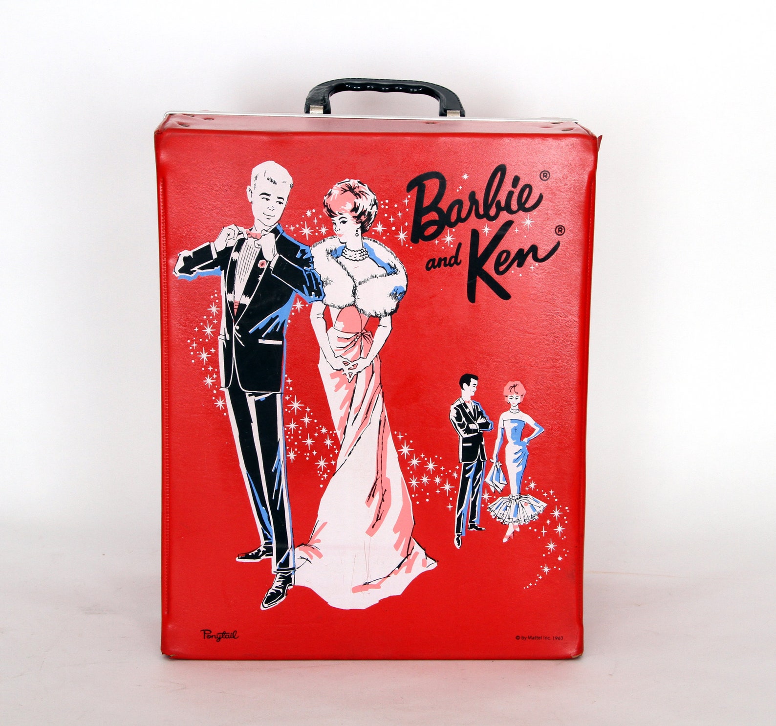 1963 Barbie and Ken Doll Carrying Case Red by Mattel - Etsy