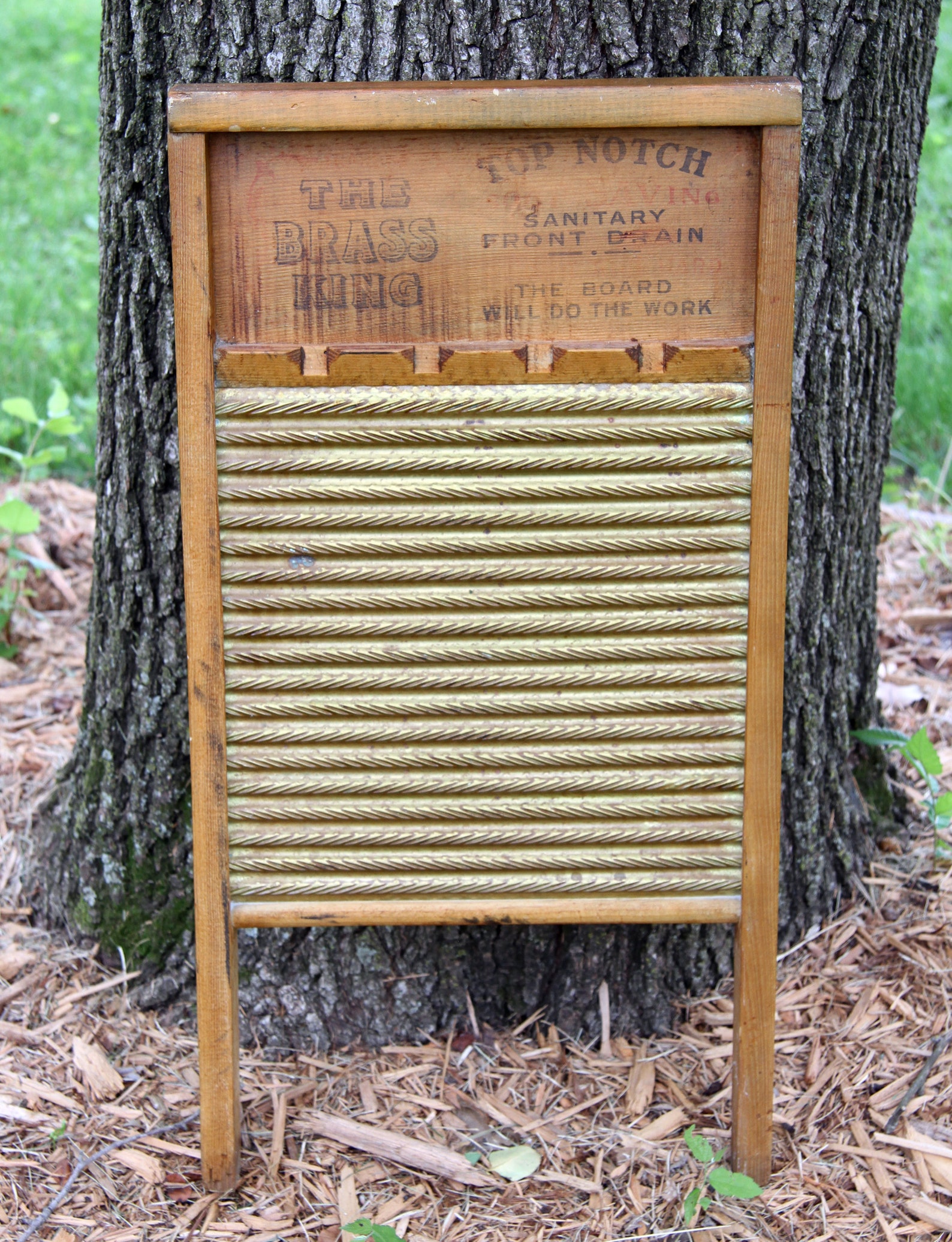 Vintage National Brass Washboard 801 the Brass Etsy