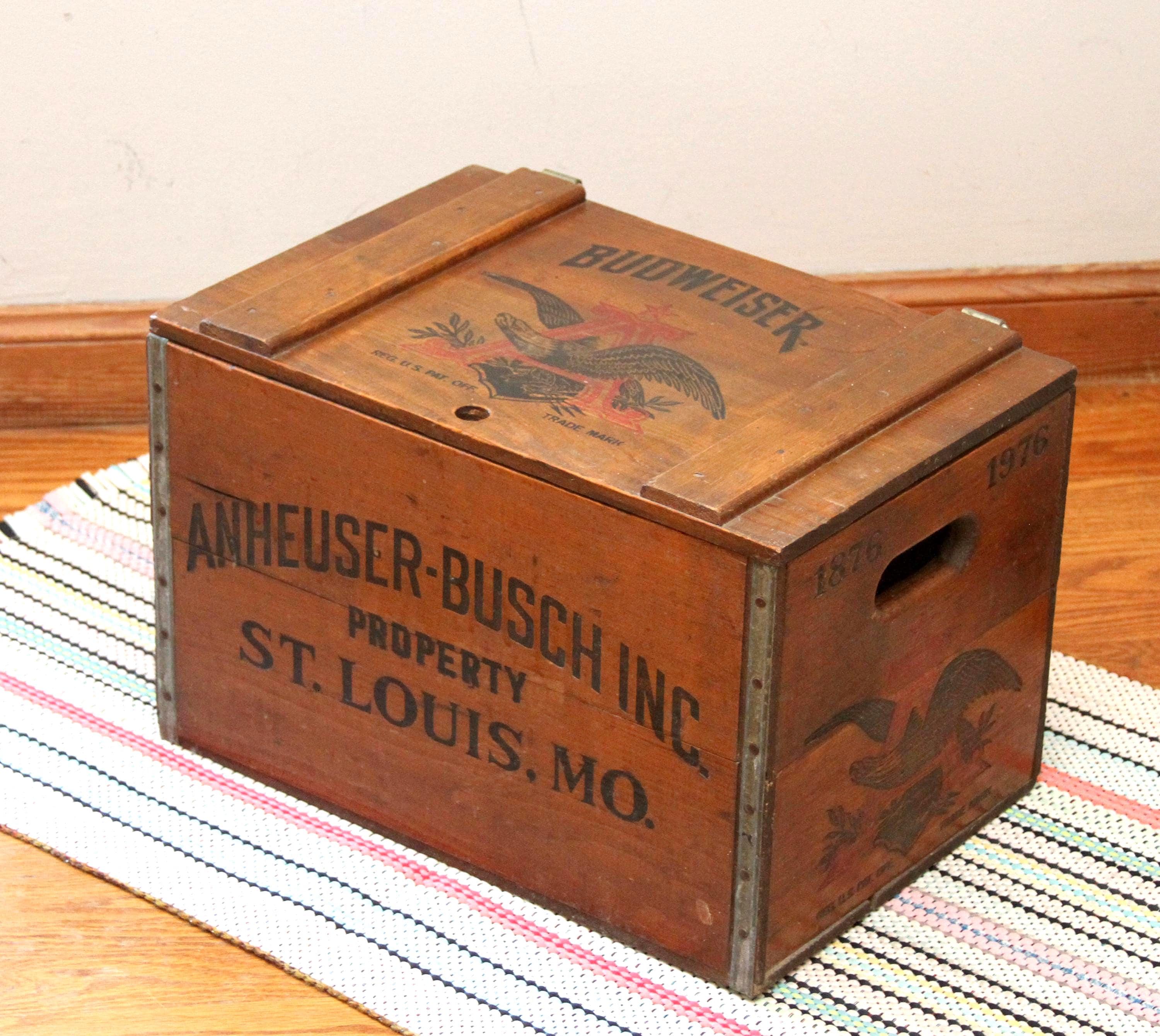 Budweiser Wood Crate - Etsy