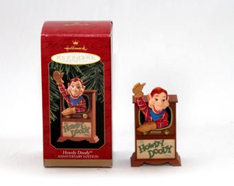 Vintage Hallmark "Howdy Doody" Keepsake Ornament Anniversary Edition In Box