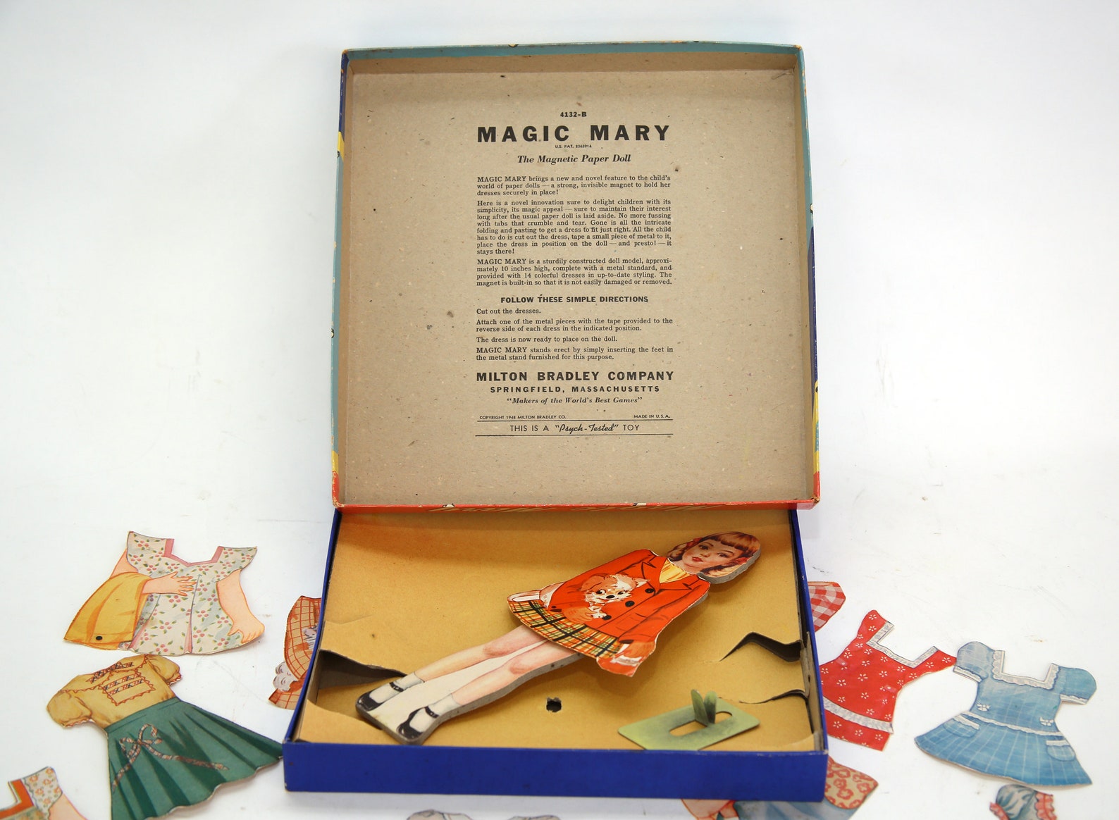Vintage Magic Mary Paper Doll Set In Box By Milton Etsy