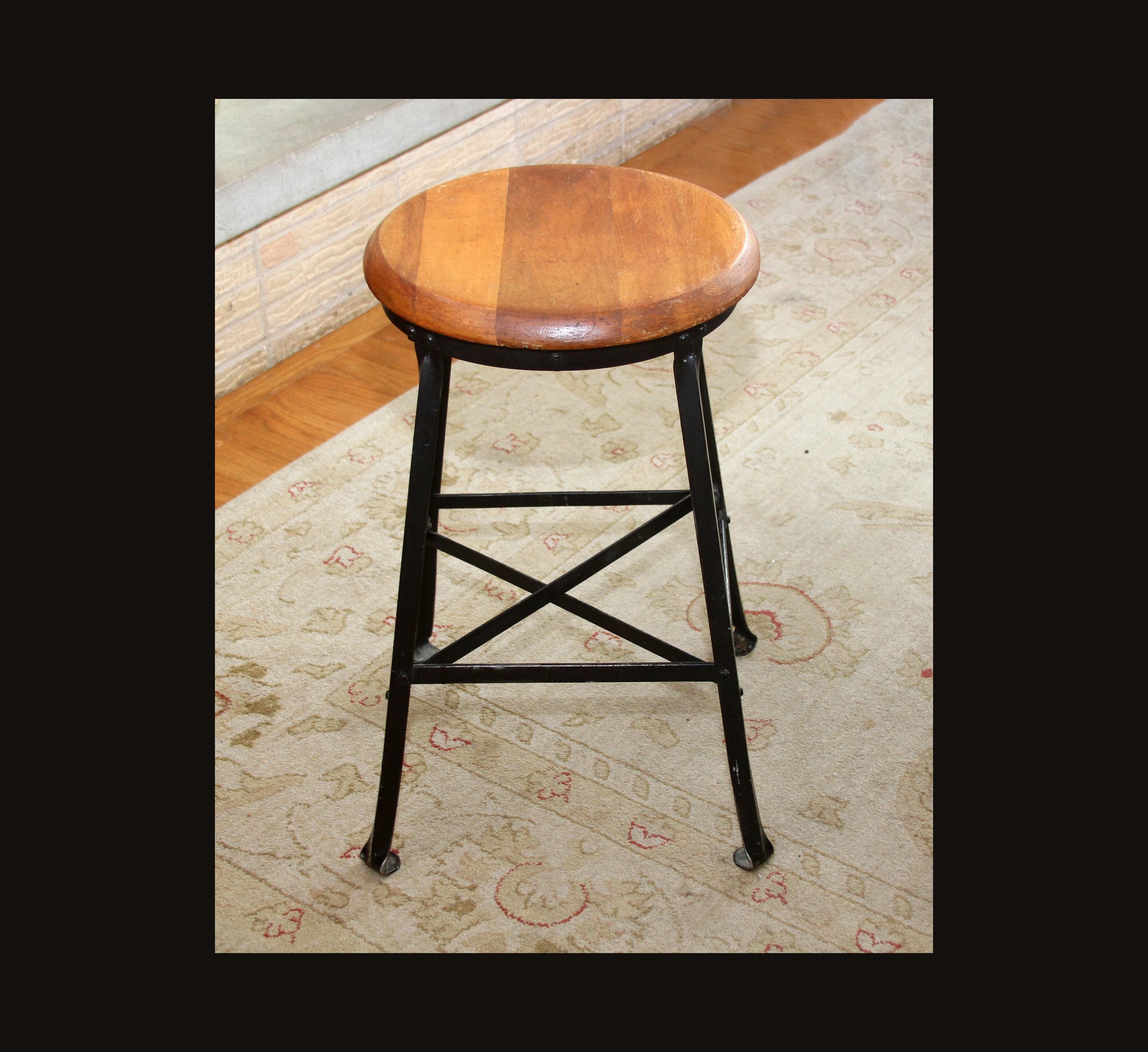 スツール Antique stool Amazon.com: ZXLAGDB Vintage Round Makeup Vanity Stool with