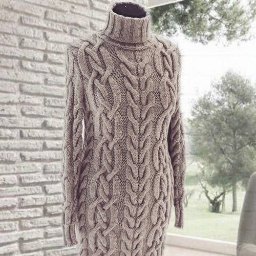 handmade high neck sweater