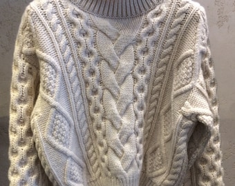 Cashmere Cable Knit Turtleneck Sweater - Gorgeous Fall Winter Sweater
