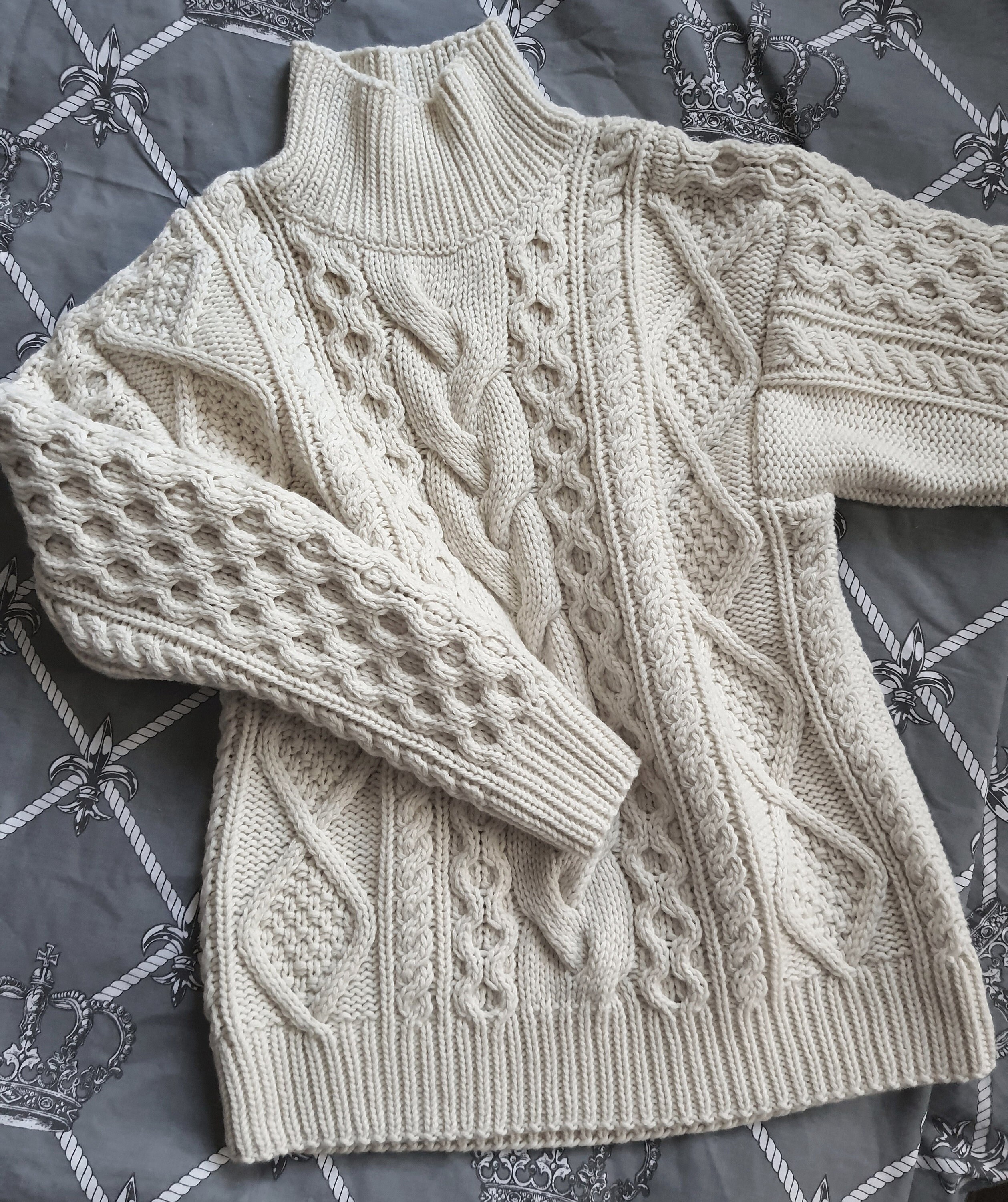 Merino Cable Knit Sweater