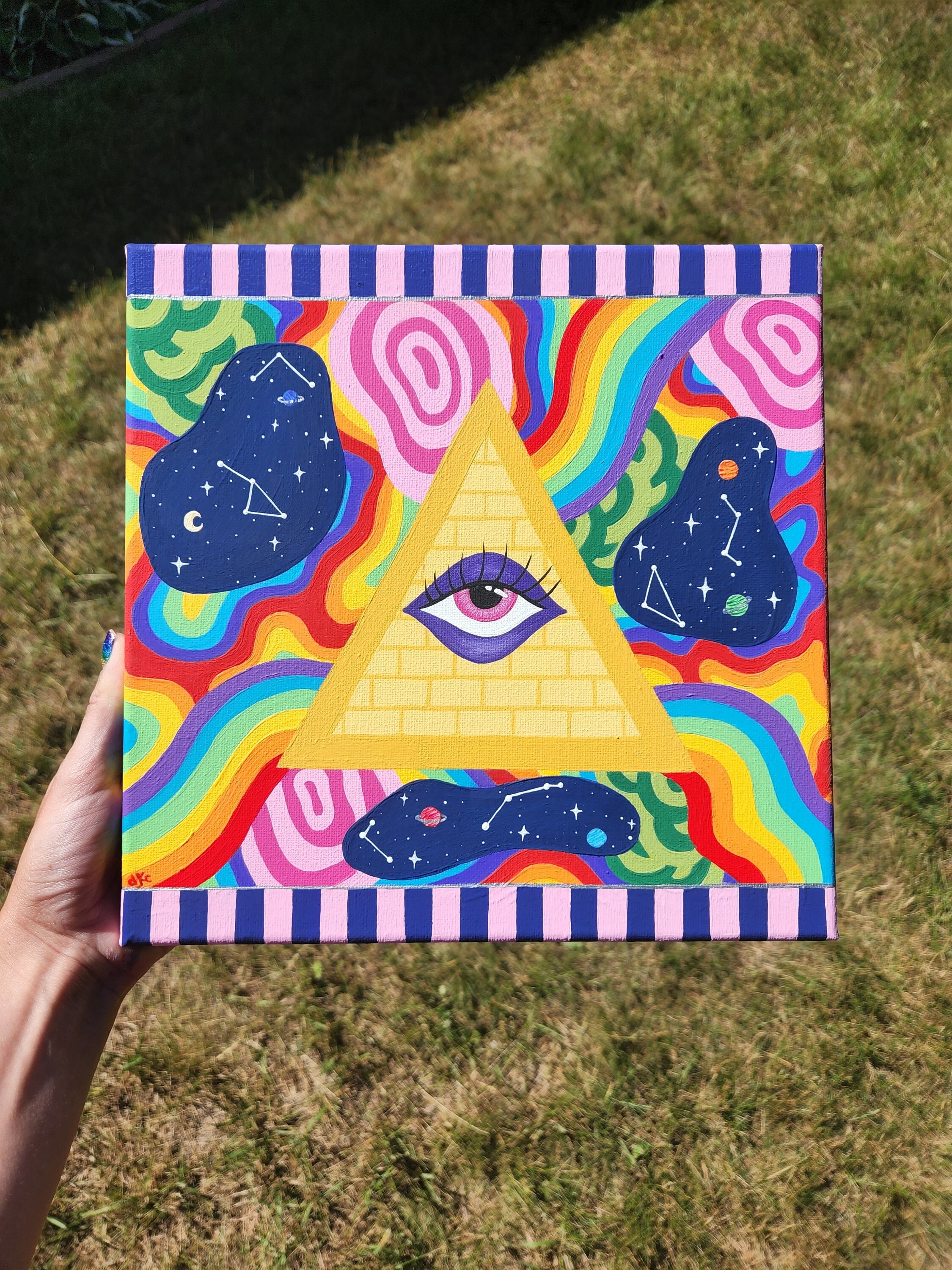 Trippy Painting - Etsy