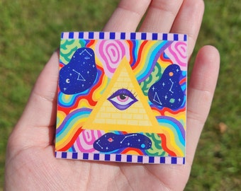 All-Seeing Eye Sticker Laptop Decal