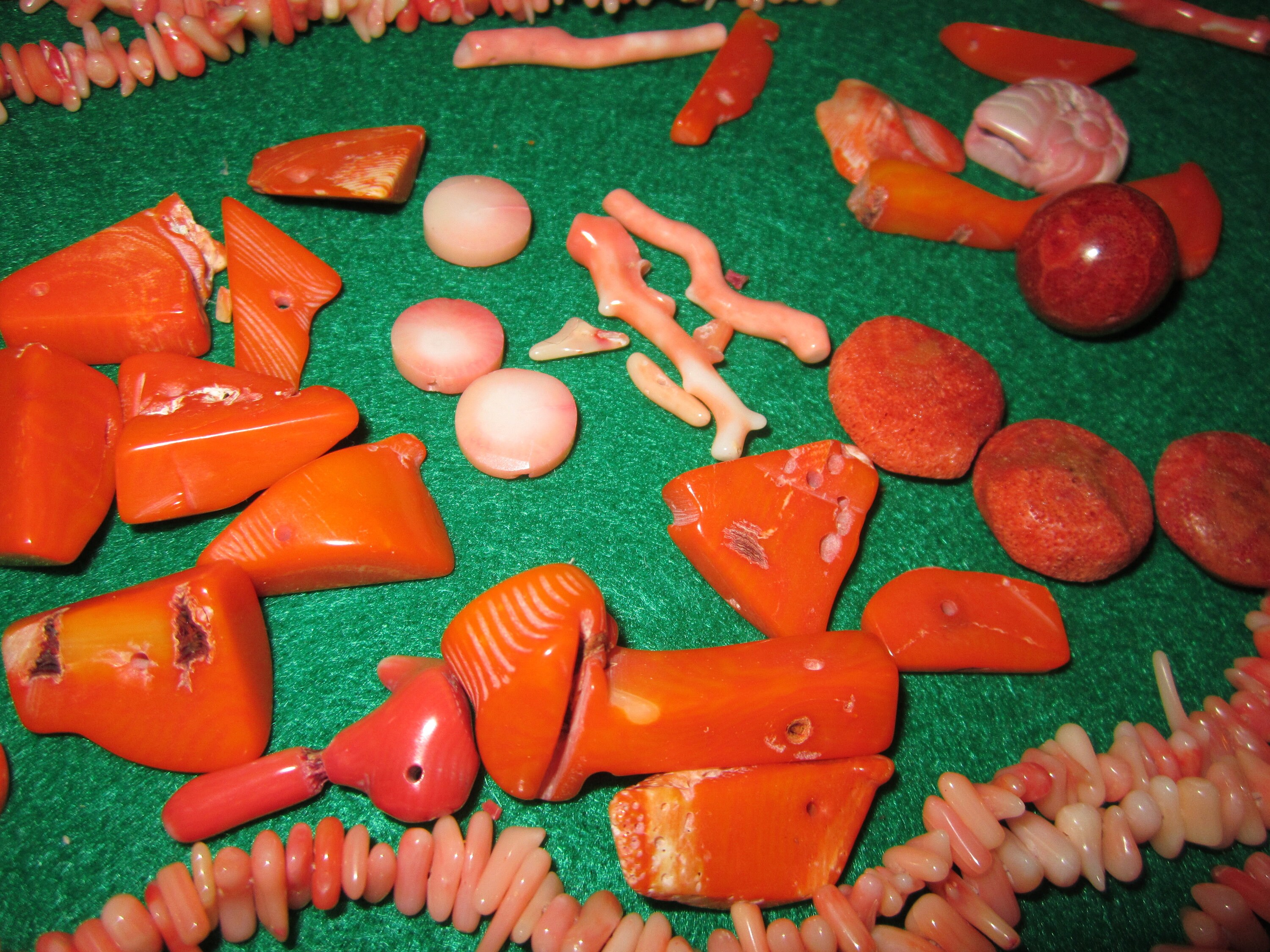 Genuine Coral Jewelry Making Craft Pieces Lot 7 Strings 31 Etsy