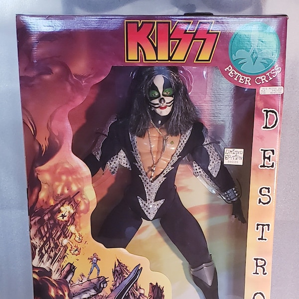 NEW REDUCED Price!1998 Rare! 24" Peter Criss of KISS "Destroyer" Limited Edition