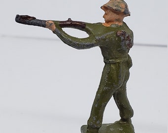 Vintage War Soldier Miniature