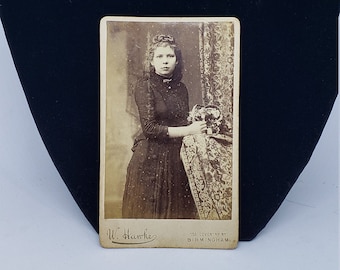 Victorian Antique Cabinet Card Photograph