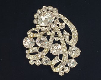 RARE! "STARET" 1940s Brooch Fabulous Find! Amazing Piece!