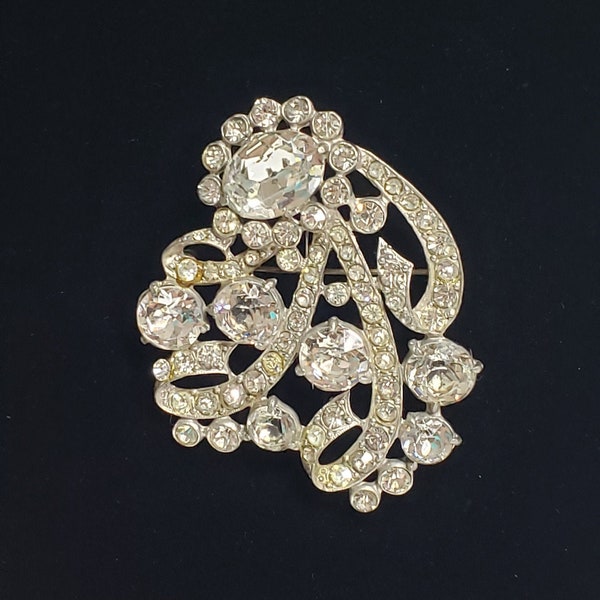 RARE! "STARET" 1940s Brooch Fabulous Find! Amazing Piece!