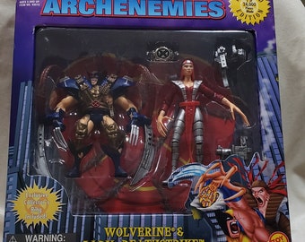 1997 Marvel's Ltd. Ed. Archenemies Wolverine and Lady Deathstrike