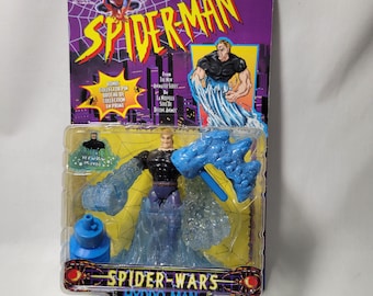MINT! 1996 Spider-Wars HYDRO-MAN from Spider-Man The New Animated Series Toy Biz/Grands Toys Ltd. Canadian Version Hard to Find!