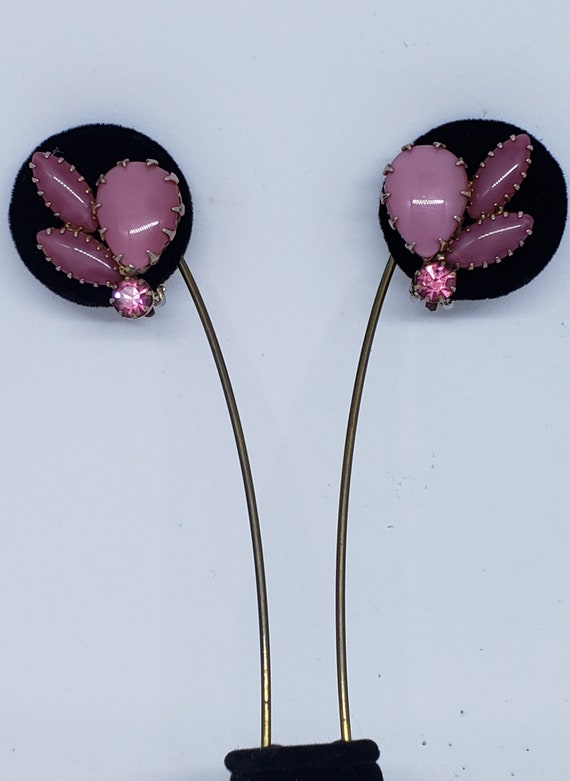 DeLizza and Elster Pretty In Pink Clip-On Earring… - image 2