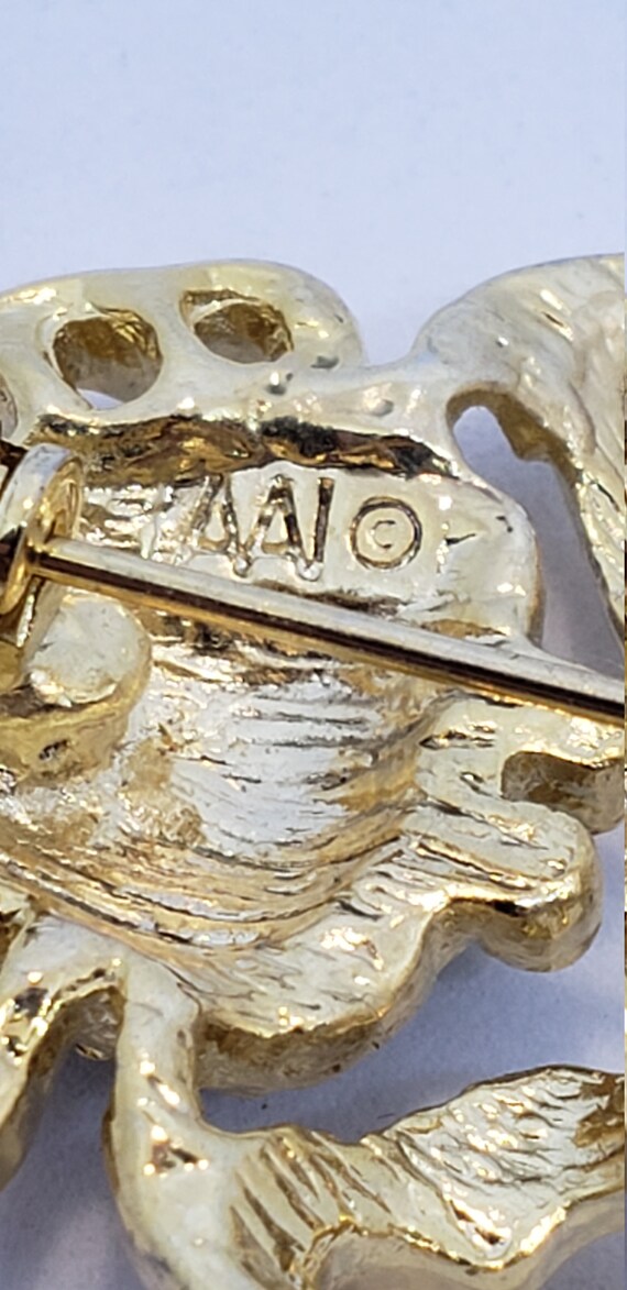 Fancy Crab Pin Signed A A I - image 2