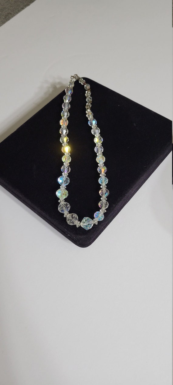 NEW REDUCED PRICE! Vintage Faceted Crystal Bead N… - image 1