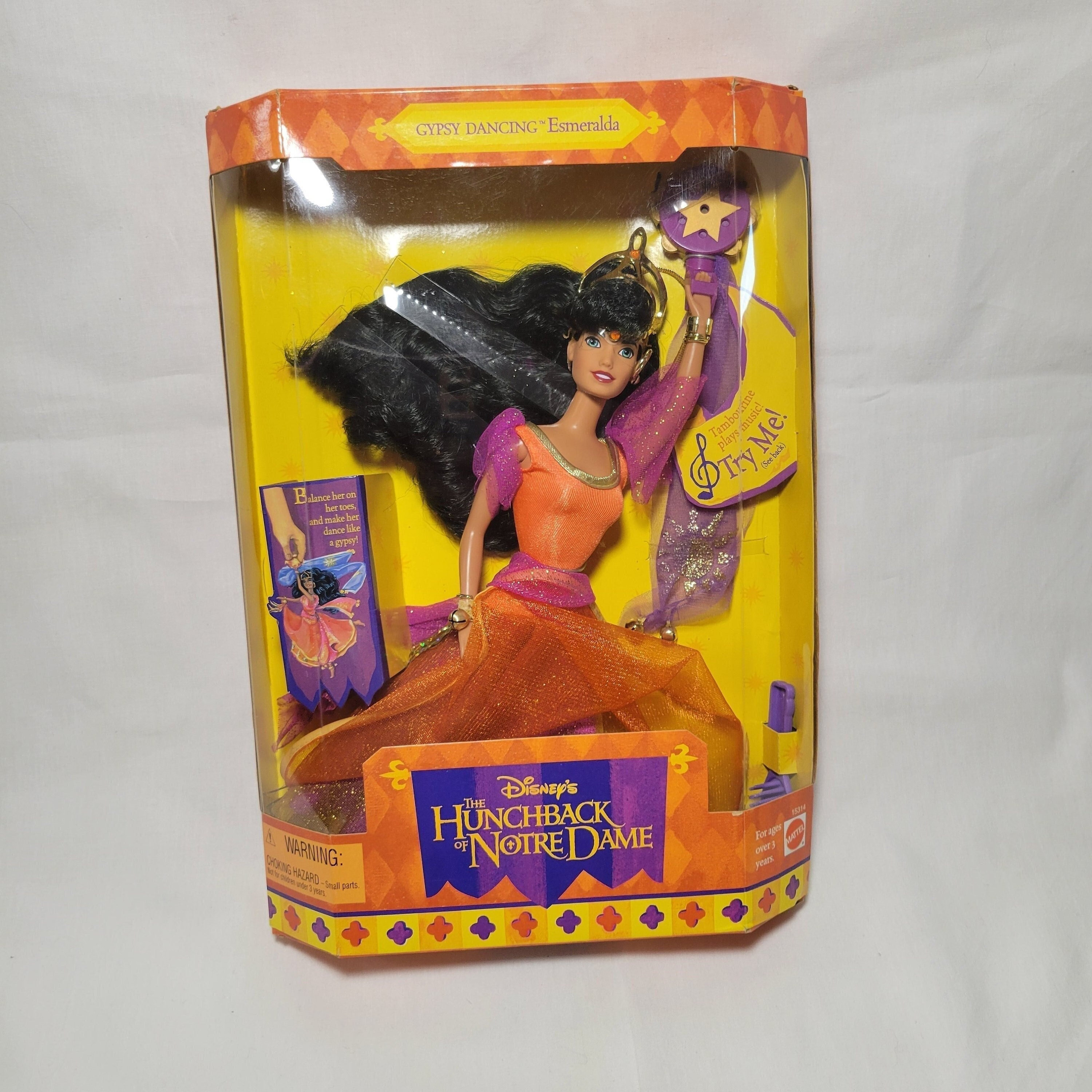 nøje godt Flåde 1995 Gypsy Dancing Esmeralda Doll Disney's the - Etsy